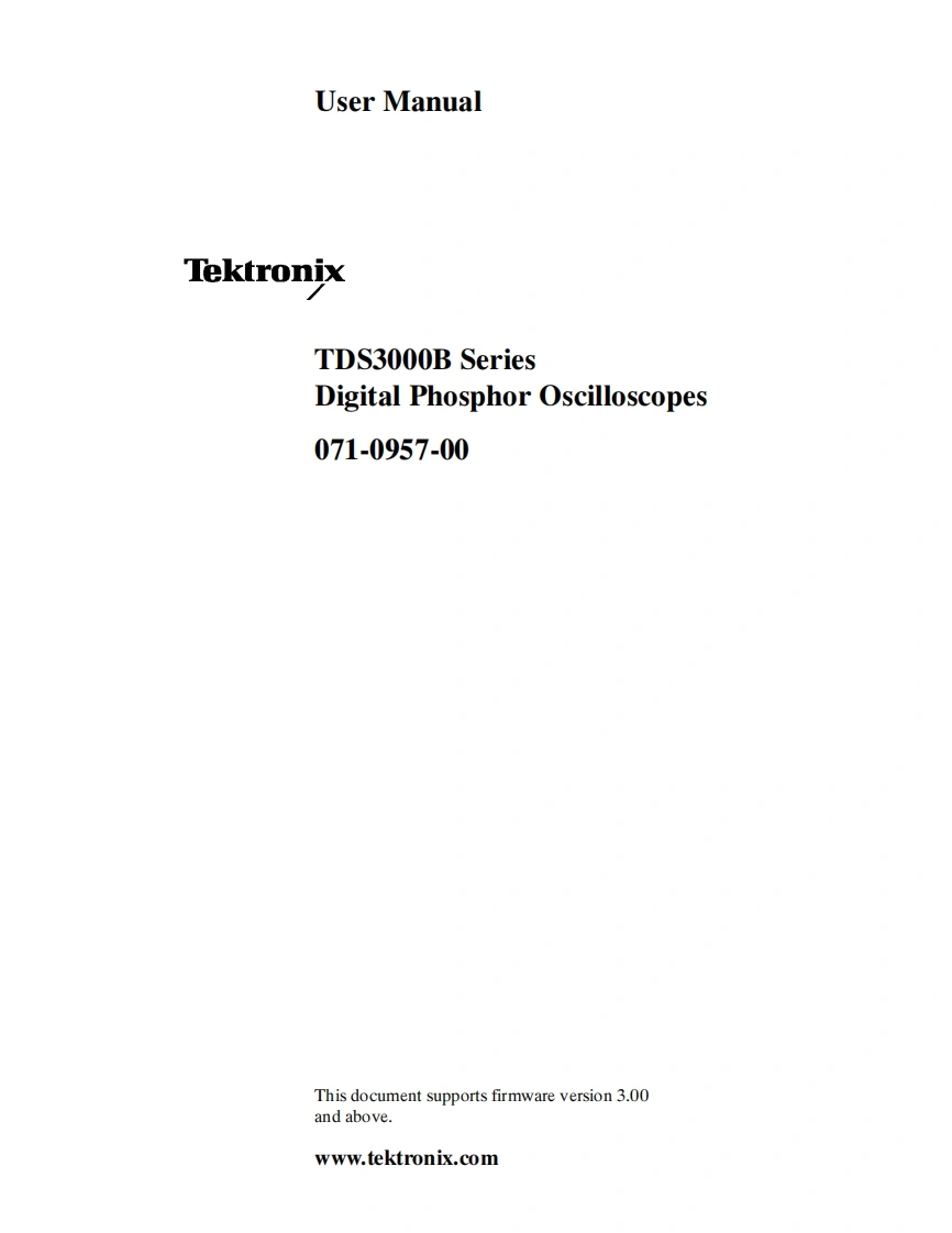 [E]TDS3000B_User_Manual操作说明书手册